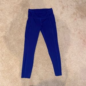 Blue Lululemon leggings
